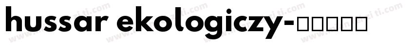 hussar ekologiczy字体转换
